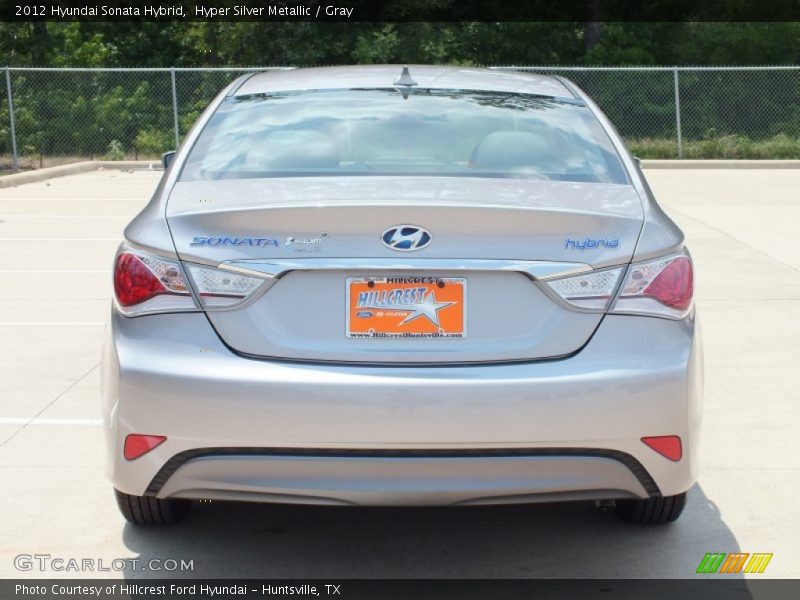 Hyper Silver Metallic / Gray 2012 Hyundai Sonata Hybrid