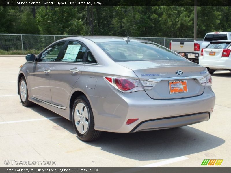 Hyper Silver Metallic / Gray 2012 Hyundai Sonata Hybrid