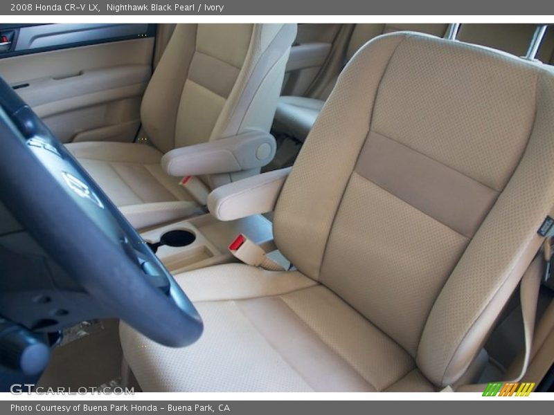 Nighthawk Black Pearl / Ivory 2008 Honda CR-V LX