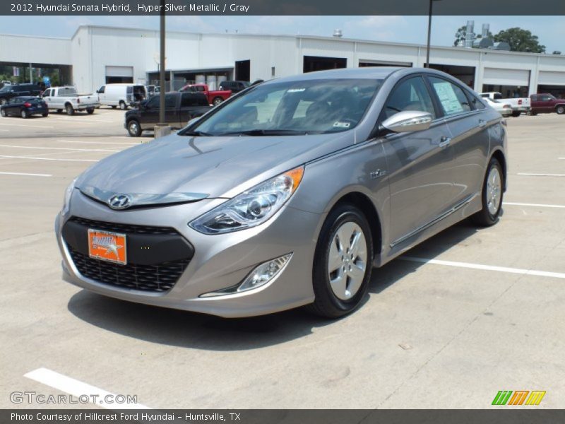 Hyper Silver Metallic / Gray 2012 Hyundai Sonata Hybrid