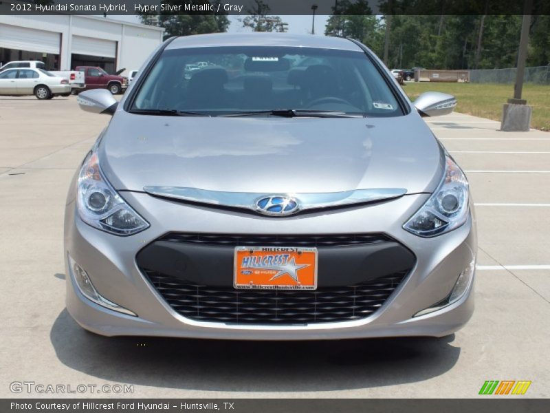 Hyper Silver Metallic / Gray 2012 Hyundai Sonata Hybrid