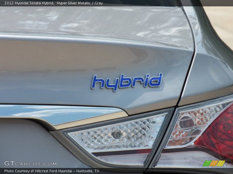 Hyper Silver Metallic / Gray 2012 Hyundai Sonata Hybrid