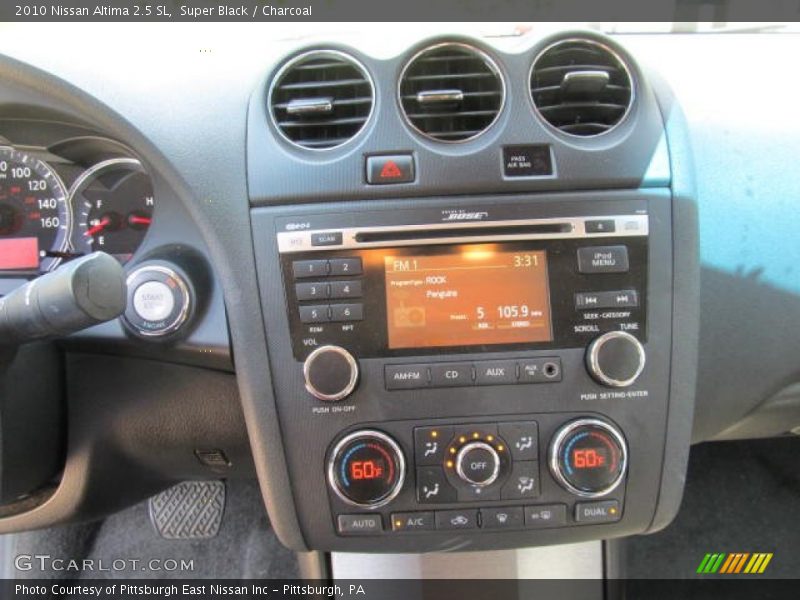 Super Black / Charcoal 2010 Nissan Altima 2.5 SL