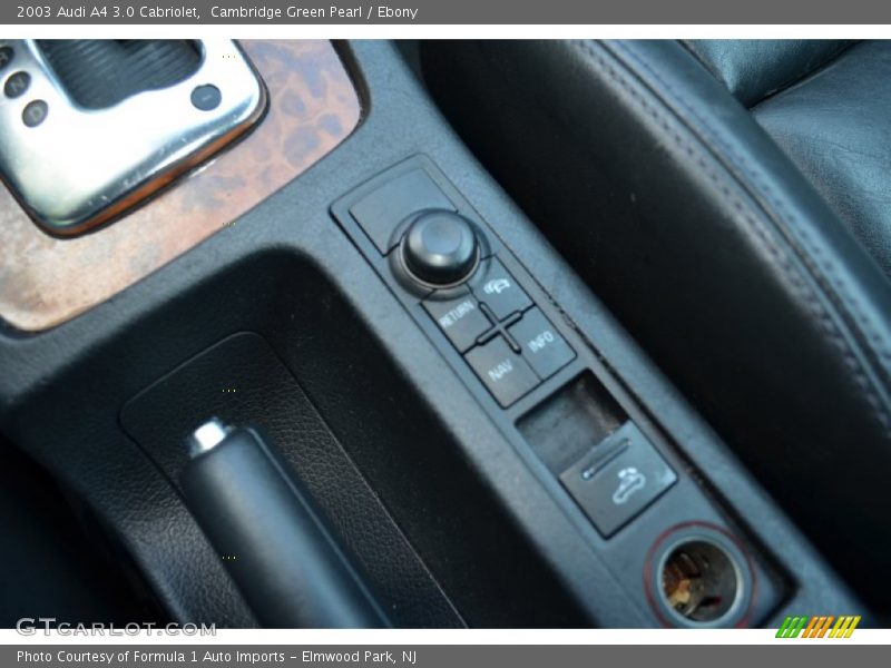 Cambridge Green Pearl / Ebony 2003 Audi A4 3.0 Cabriolet