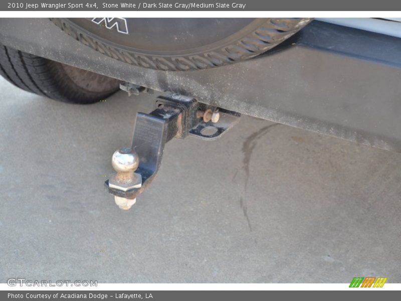 Stone White / Dark Slate Gray/Medium Slate Gray 2010 Jeep Wrangler Sport 4x4