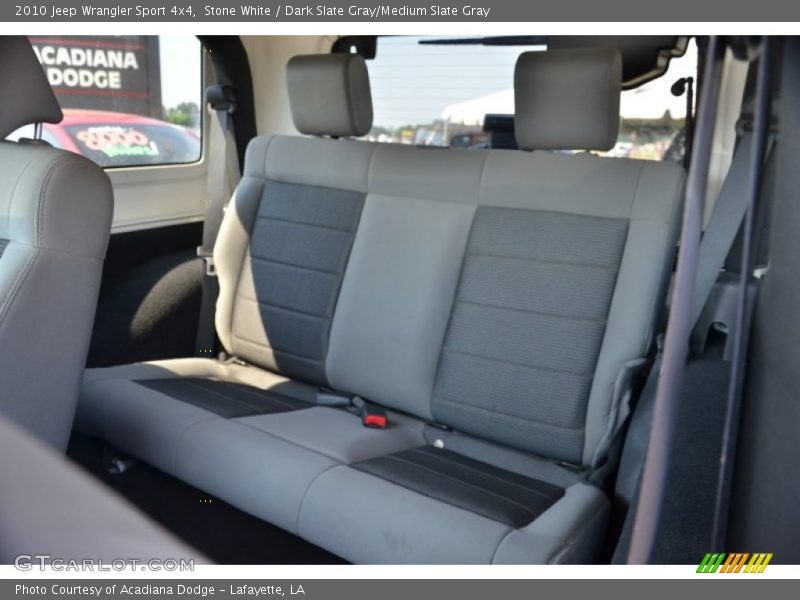 Stone White / Dark Slate Gray/Medium Slate Gray 2010 Jeep Wrangler Sport 4x4