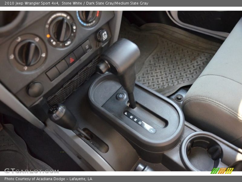 Stone White / Dark Slate Gray/Medium Slate Gray 2010 Jeep Wrangler Sport 4x4