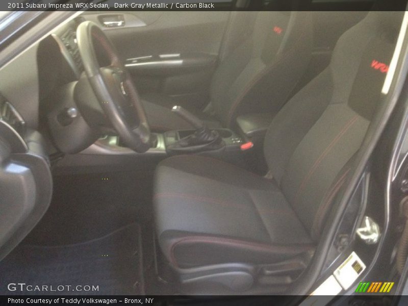 Dark Gray Metallic / Carbon Black 2011 Subaru Impreza WRX Sedan