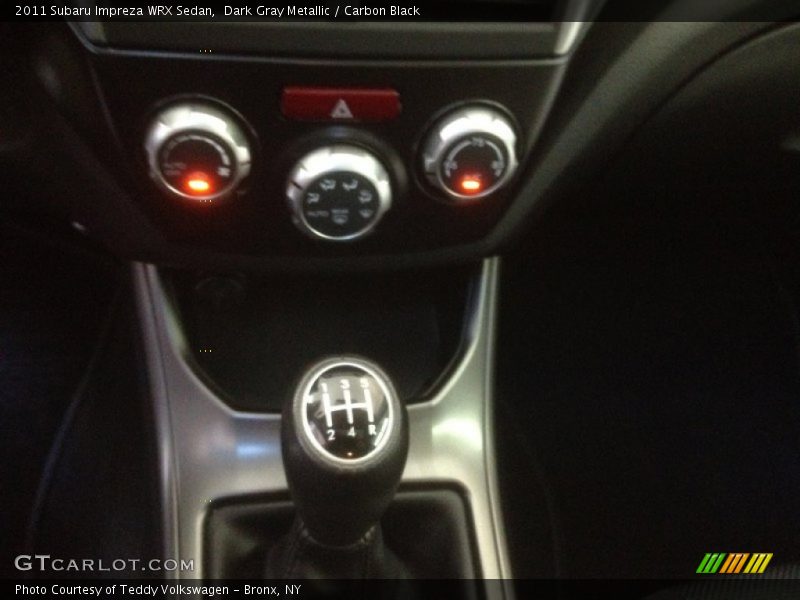Dark Gray Metallic / Carbon Black 2011 Subaru Impreza WRX Sedan