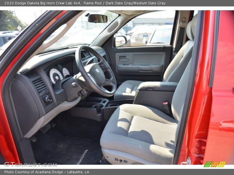  2010 Dakota Big Horn Crew Cab 4x4 Dark Slate Gray/Medium Slate Gray Interior