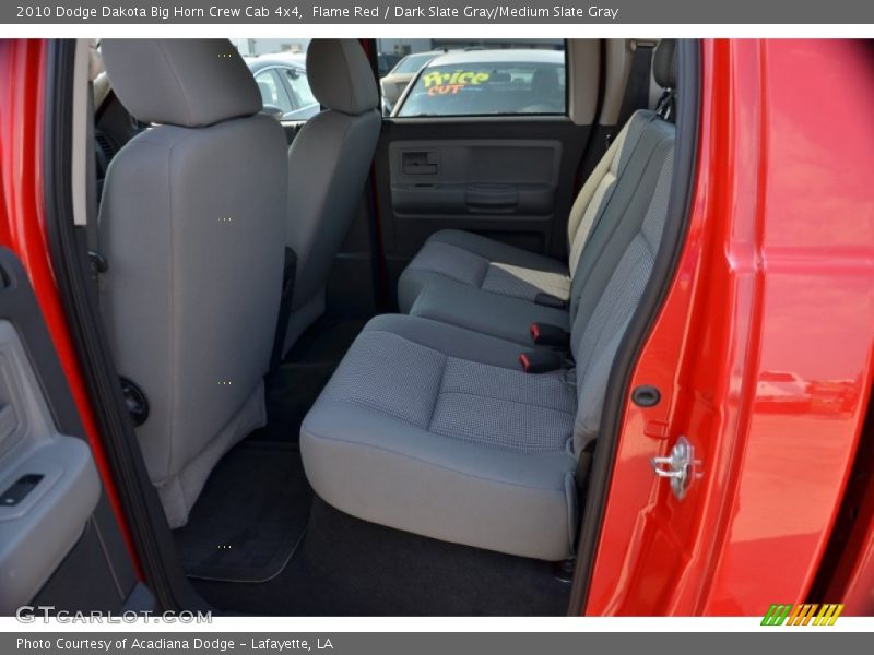  2010 Dakota Big Horn Crew Cab 4x4 Dark Slate Gray/Medium Slate Gray Interior