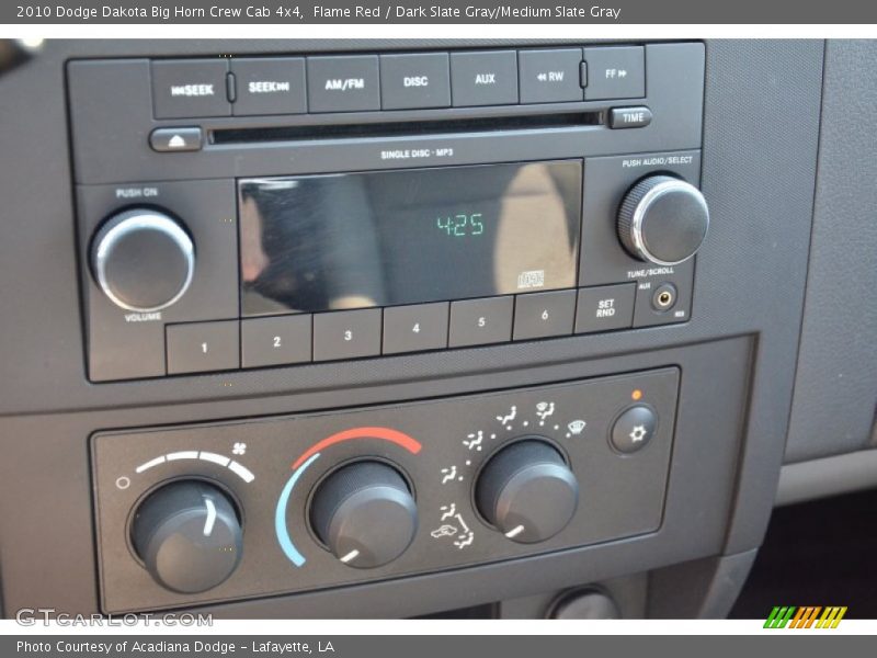 Controls of 2010 Dakota Big Horn Crew Cab 4x4