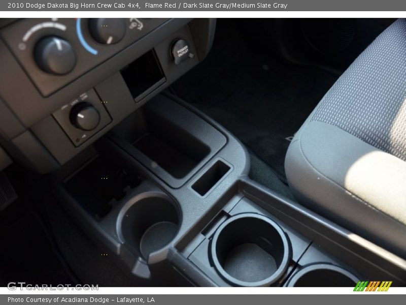 Flame Red / Dark Slate Gray/Medium Slate Gray 2010 Dodge Dakota Big Horn Crew Cab 4x4