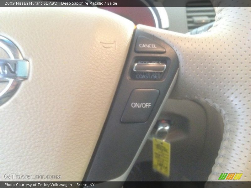 Deep Sapphire Metallic / Beige 2009 Nissan Murano SL AWD