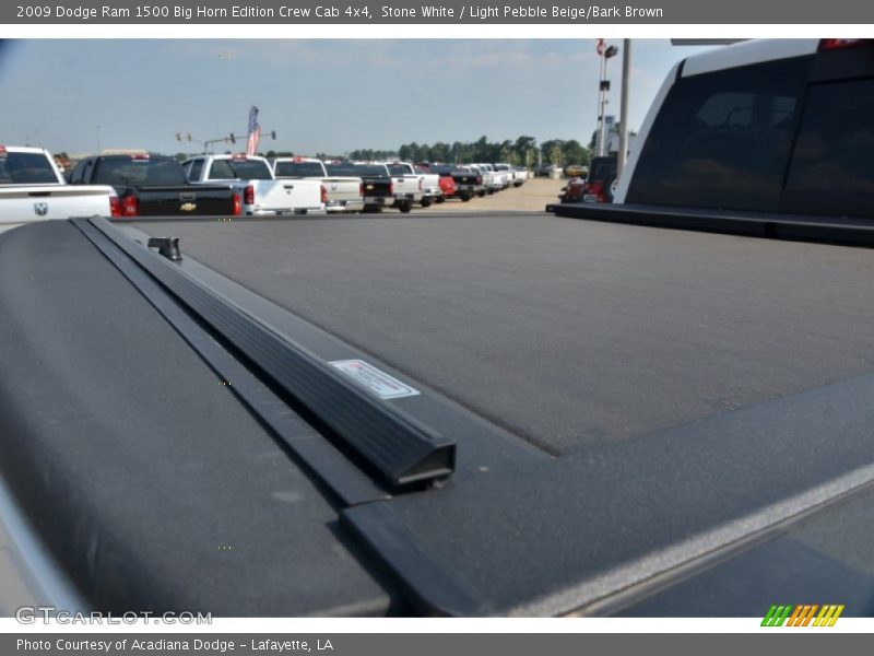 Stone White / Light Pebble Beige/Bark Brown 2009 Dodge Ram 1500 Big Horn Edition Crew Cab 4x4
