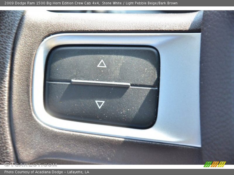 Stone White / Light Pebble Beige/Bark Brown 2009 Dodge Ram 1500 Big Horn Edition Crew Cab 4x4