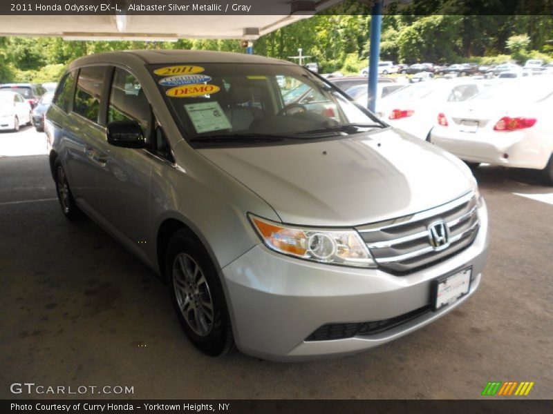 Alabaster Silver Metallic / Gray 2011 Honda Odyssey EX-L