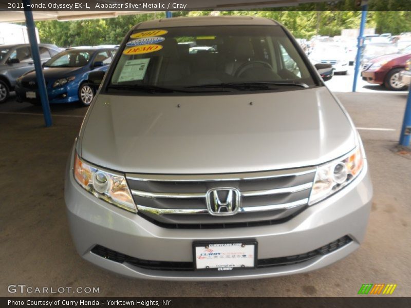Alabaster Silver Metallic / Gray 2011 Honda Odyssey EX-L