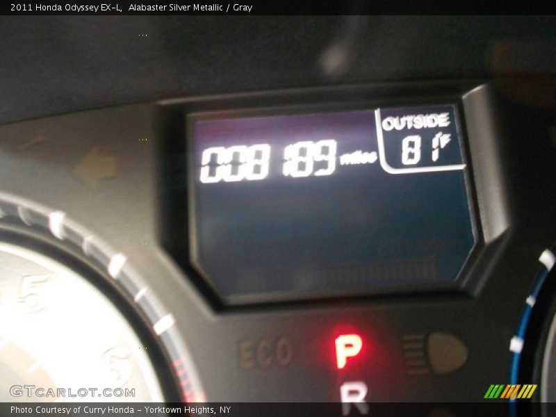 Alabaster Silver Metallic / Gray 2011 Honda Odyssey EX-L