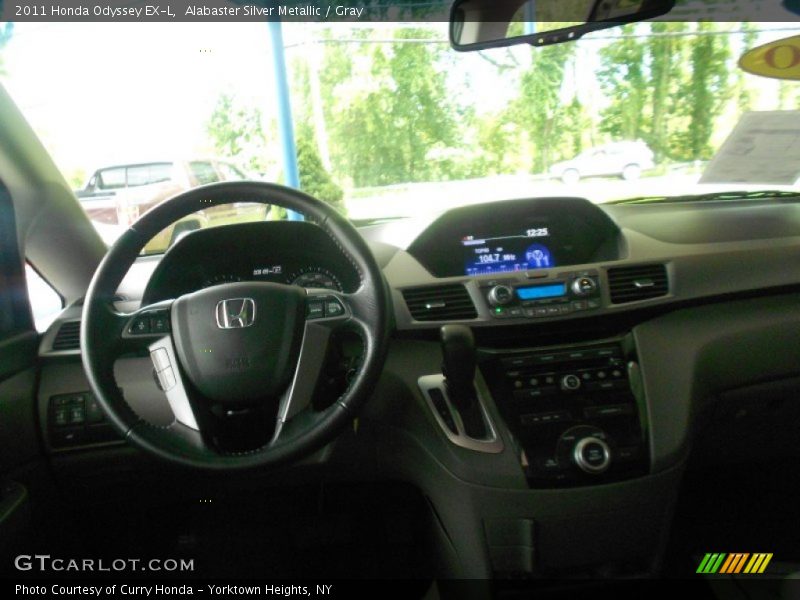 Alabaster Silver Metallic / Gray 2011 Honda Odyssey EX-L