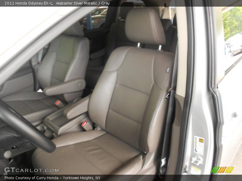 Alabaster Silver Metallic / Gray 2011 Honda Odyssey EX-L