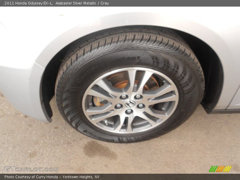 Alabaster Silver Metallic / Gray 2011 Honda Odyssey EX-L