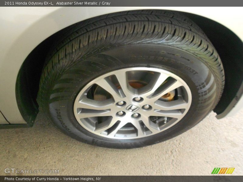 Alabaster Silver Metallic / Gray 2011 Honda Odyssey EX-L