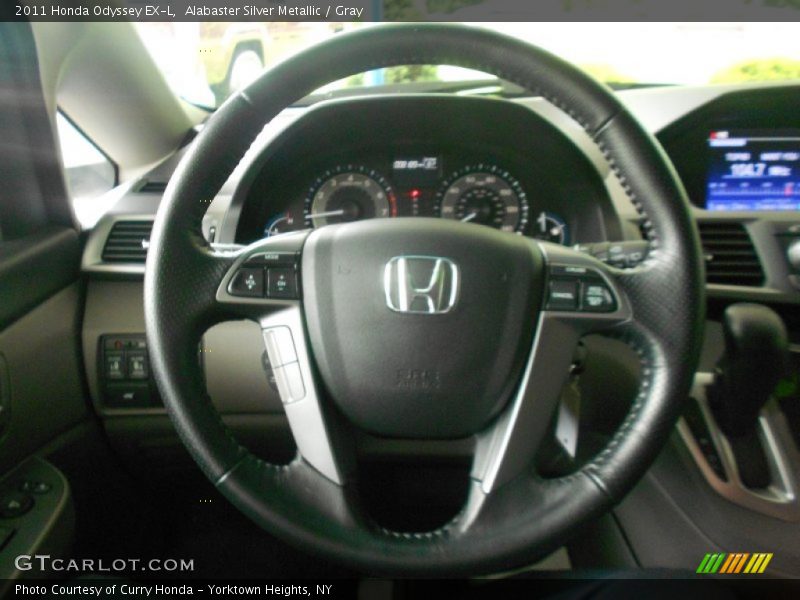 Alabaster Silver Metallic / Gray 2011 Honda Odyssey EX-L
