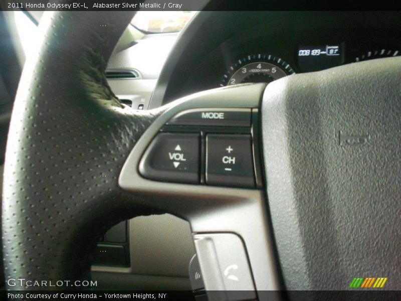 Alabaster Silver Metallic / Gray 2011 Honda Odyssey EX-L