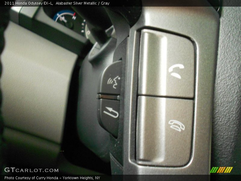 Alabaster Silver Metallic / Gray 2011 Honda Odyssey EX-L