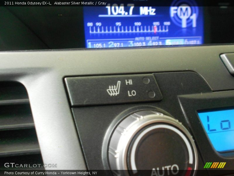 Alabaster Silver Metallic / Gray 2011 Honda Odyssey EX-L