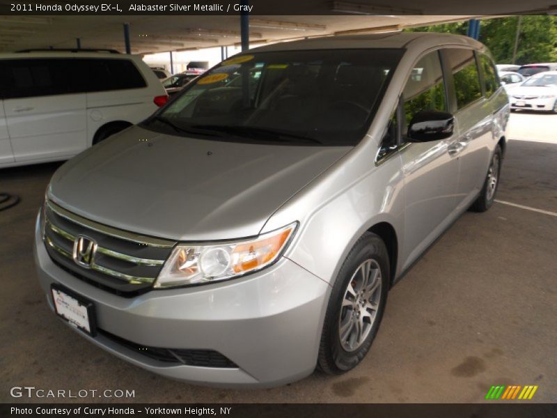 Alabaster Silver Metallic / Gray 2011 Honda Odyssey EX-L