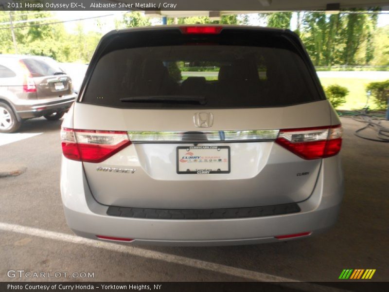 Alabaster Silver Metallic / Gray 2011 Honda Odyssey EX-L