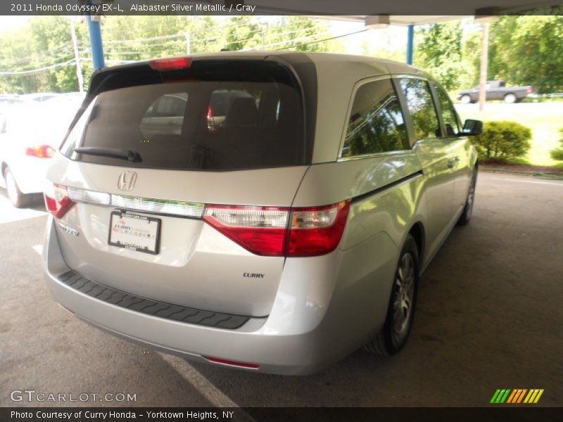 Alabaster Silver Metallic / Gray 2011 Honda Odyssey EX-L