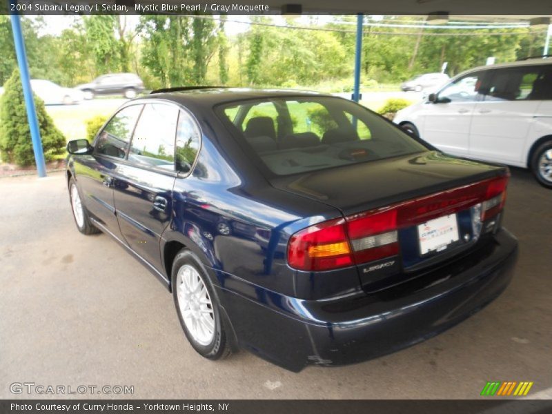 Mystic Blue Pearl / Gray Moquette 2004 Subaru Legacy L Sedan