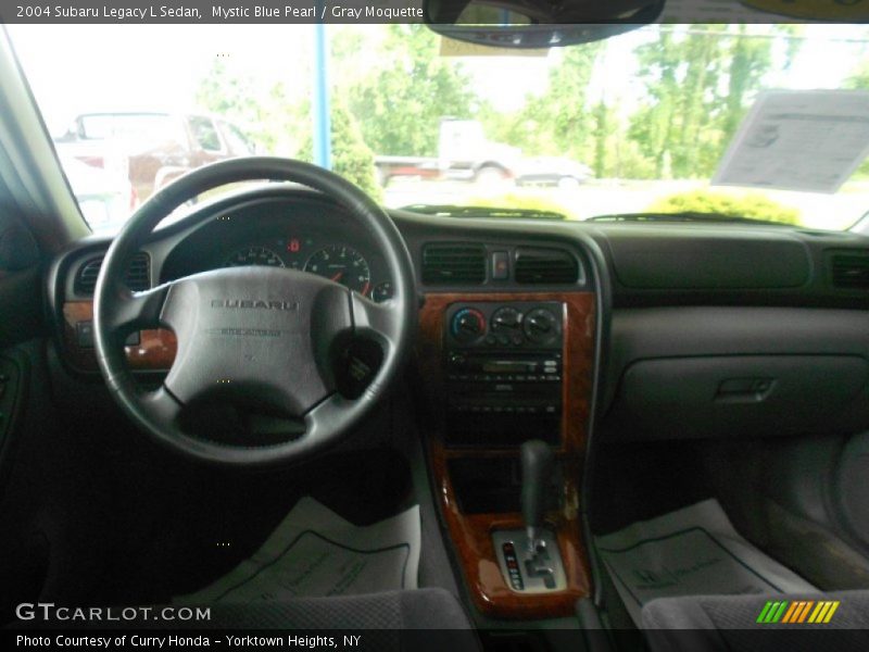 Mystic Blue Pearl / Gray Moquette 2004 Subaru Legacy L Sedan
