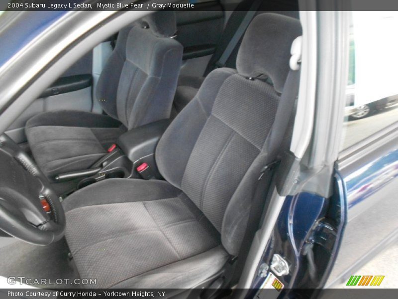 Mystic Blue Pearl / Gray Moquette 2004 Subaru Legacy L Sedan