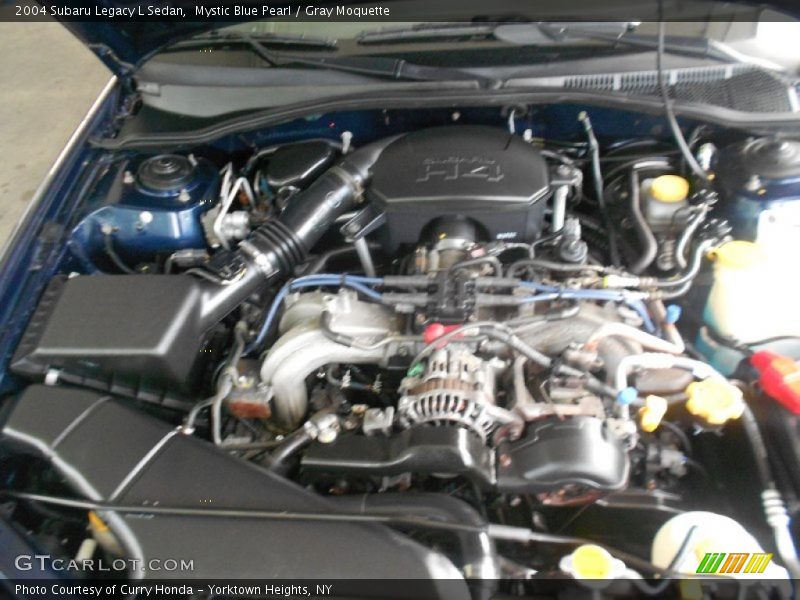 Mystic Blue Pearl / Gray Moquette 2004 Subaru Legacy L Sedan