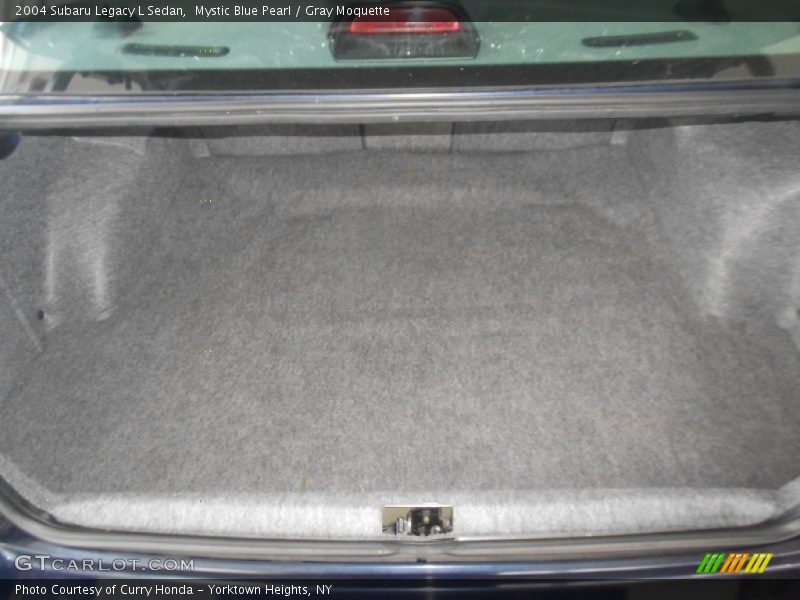 Mystic Blue Pearl / Gray Moquette 2004 Subaru Legacy L Sedan