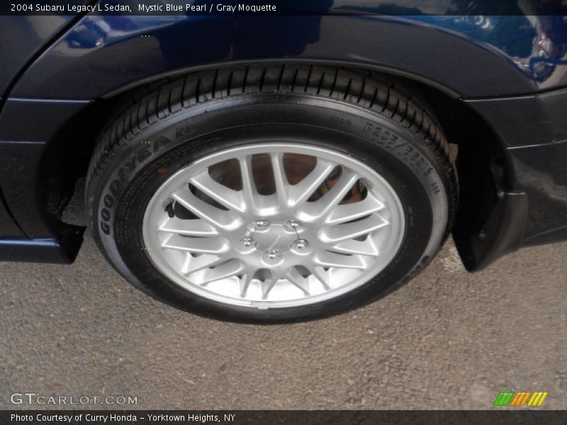 Mystic Blue Pearl / Gray Moquette 2004 Subaru Legacy L Sedan