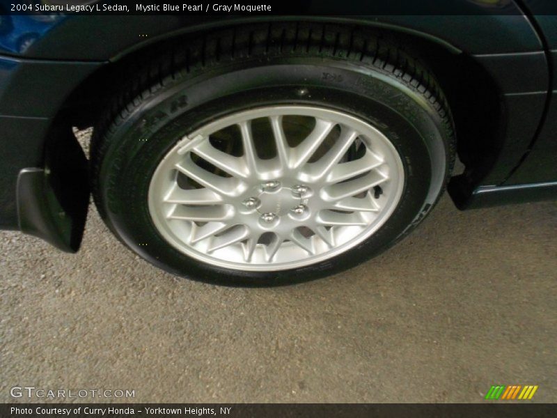 Mystic Blue Pearl / Gray Moquette 2004 Subaru Legacy L Sedan