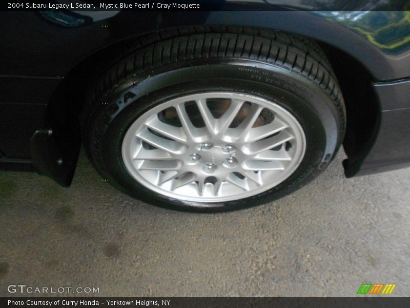 Mystic Blue Pearl / Gray Moquette 2004 Subaru Legacy L Sedan