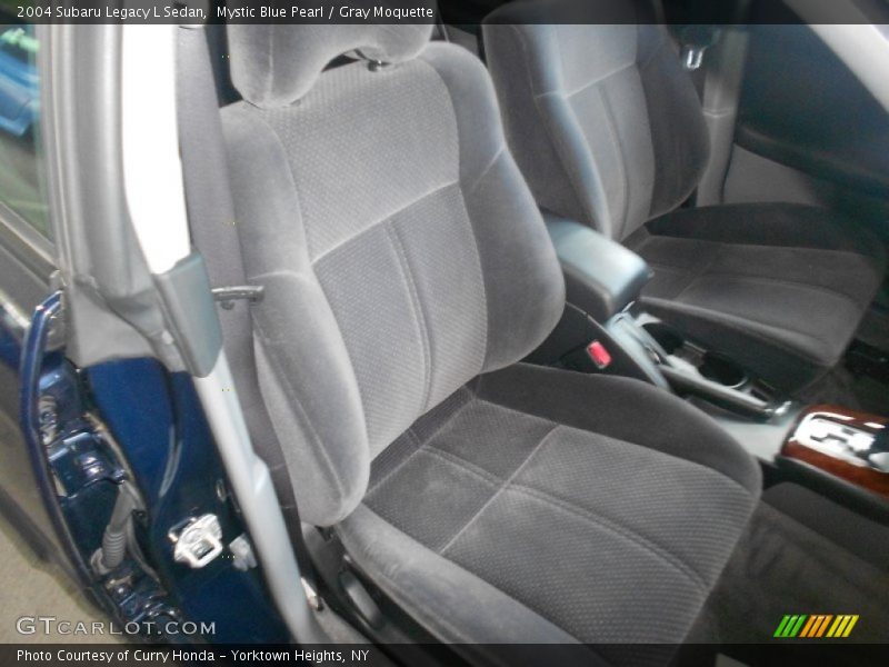 Mystic Blue Pearl / Gray Moquette 2004 Subaru Legacy L Sedan