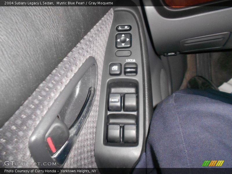 Mystic Blue Pearl / Gray Moquette 2004 Subaru Legacy L Sedan