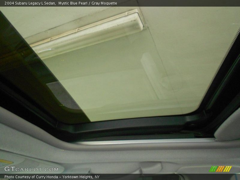 Mystic Blue Pearl / Gray Moquette 2004 Subaru Legacy L Sedan