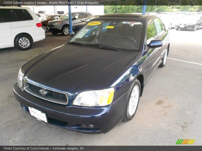 Mystic Blue Pearl / Gray Moquette 2004 Subaru Legacy L Sedan