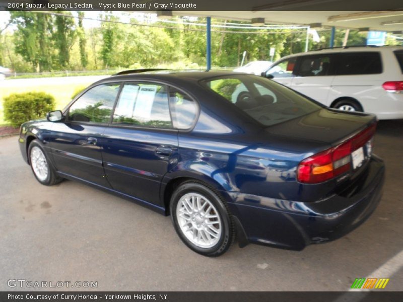 Mystic Blue Pearl / Gray Moquette 2004 Subaru Legacy L Sedan