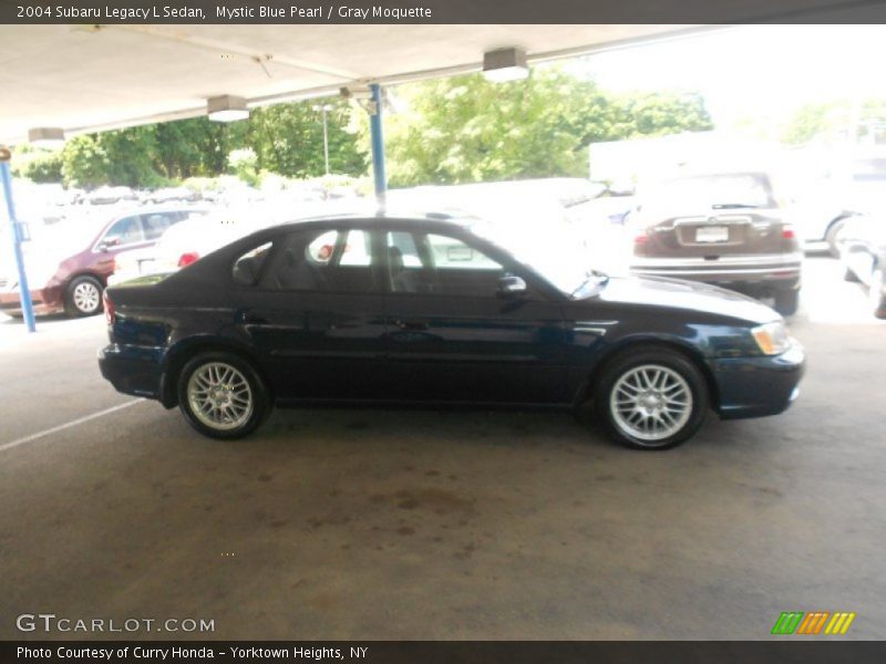 Mystic Blue Pearl / Gray Moquette 2004 Subaru Legacy L Sedan