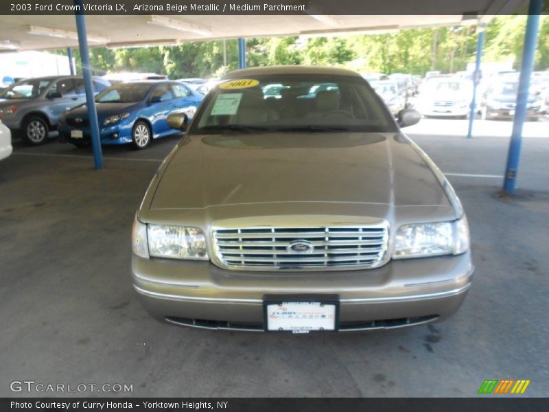 Arizona Beige Metallic / Medium Parchment 2003 Ford Crown Victoria LX