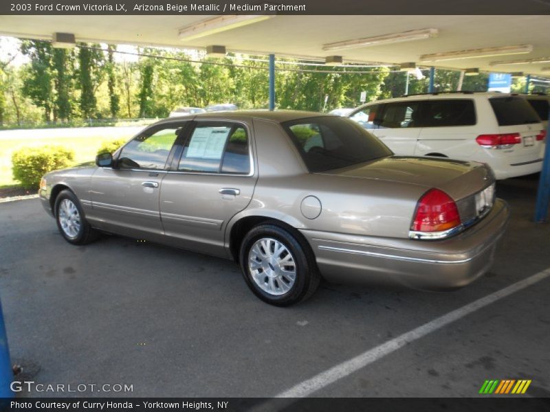 Arizona Beige Metallic / Medium Parchment 2003 Ford Crown Victoria LX